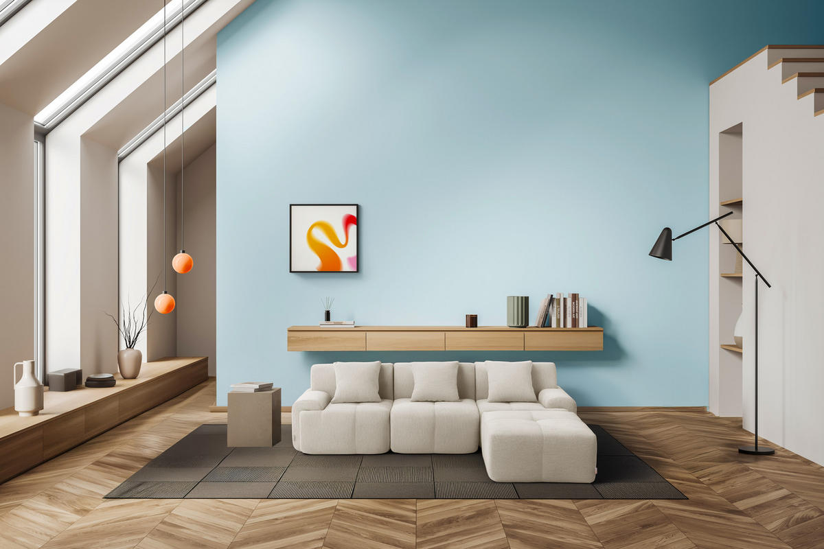 ECKSOFA Chenille Elfenbeinweiß - Creme, Textil (260/190cm) - MILYsofa