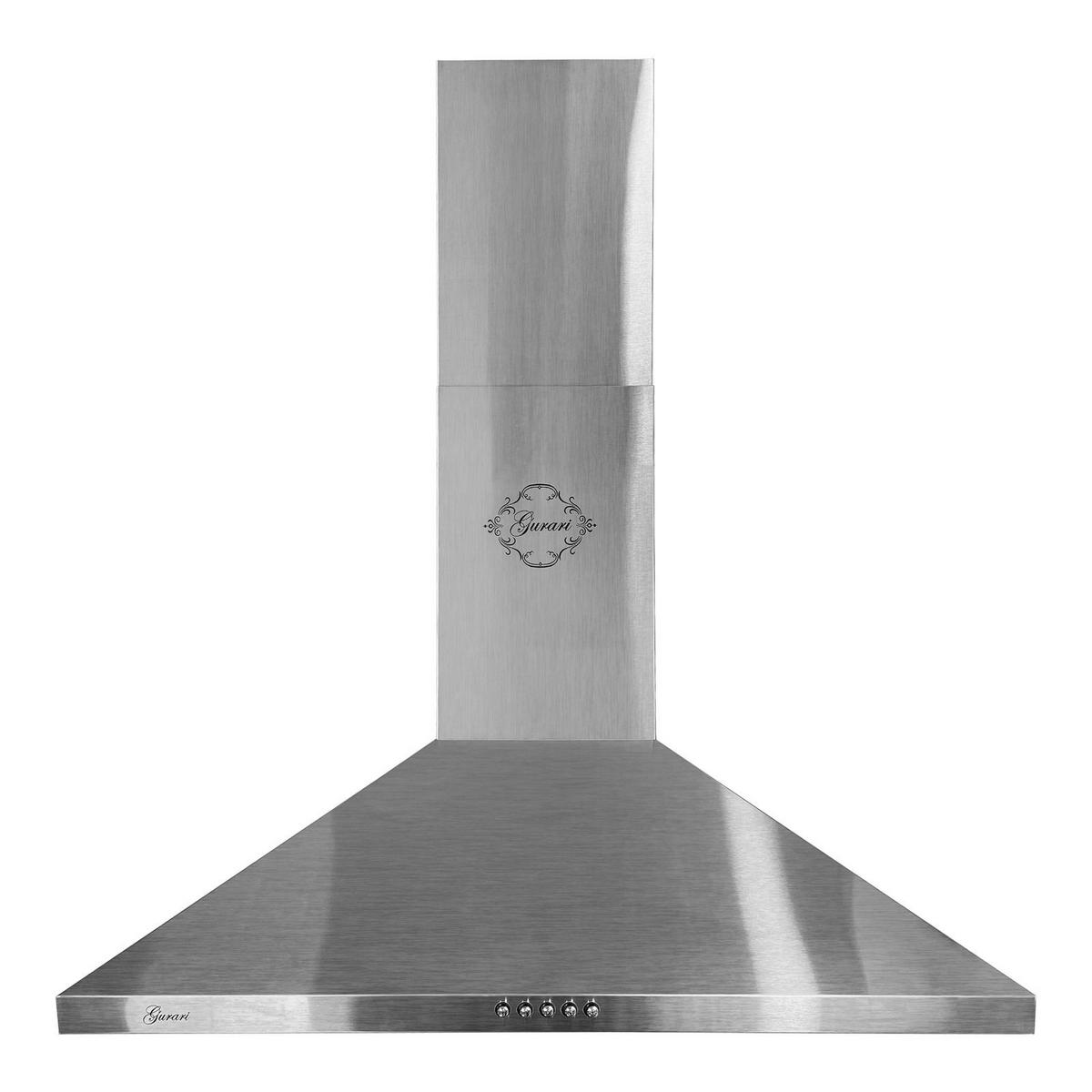 DUNSTABZUGSHAUBE GCH C 147 IS 7 N 70 cm Edelstahl - Silberfarben, Metall (70/87/47cm) - Gurari