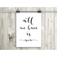POSTER DIN A4 21x29,7 cm Motivations Spruch schwarz weiß - Weiß, Papier (21/29.7/2cm) - artissimo