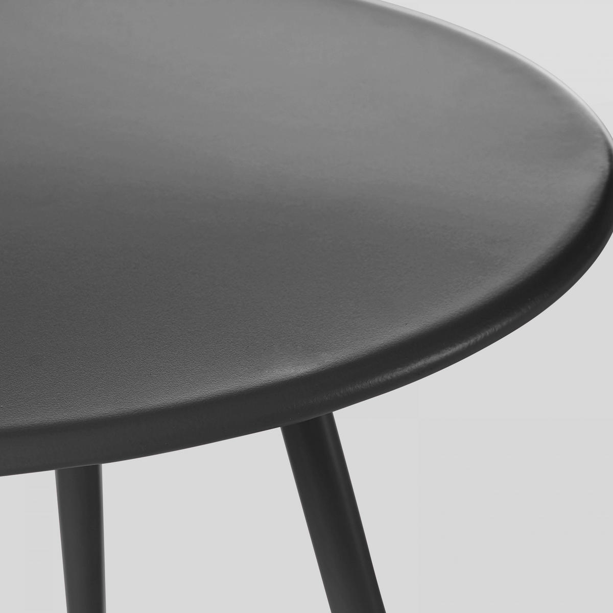 GARTEN-LOUNGETISCH 2-tlg., Grau - Grau, Metall (90/50/34cm) - Oviala