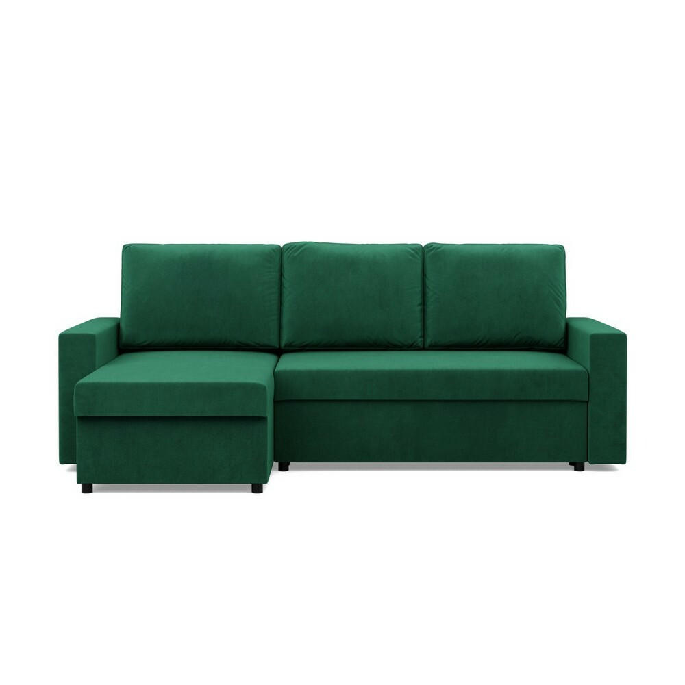 ECKSOFA Neo mit gerader Armlehnen grün - Grün, Textil (231/140cm) - SIMKAM Furniture