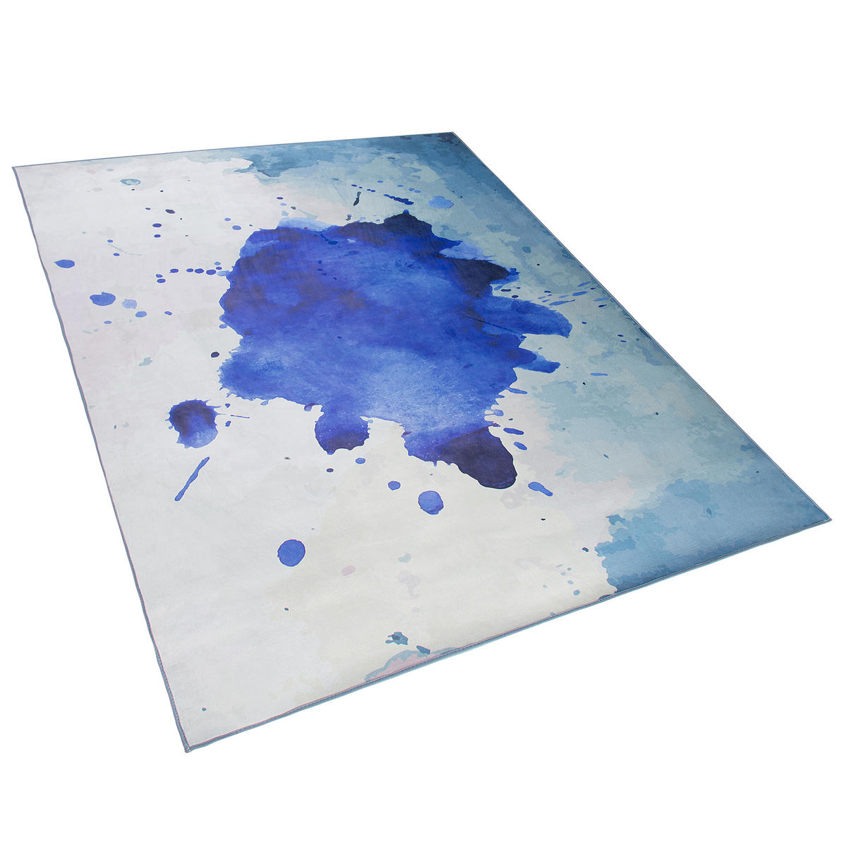KURZFLOR-TEPPICH Odalar 230/160 cm - Blau, Kunststoff (160/230cm) - Beliani