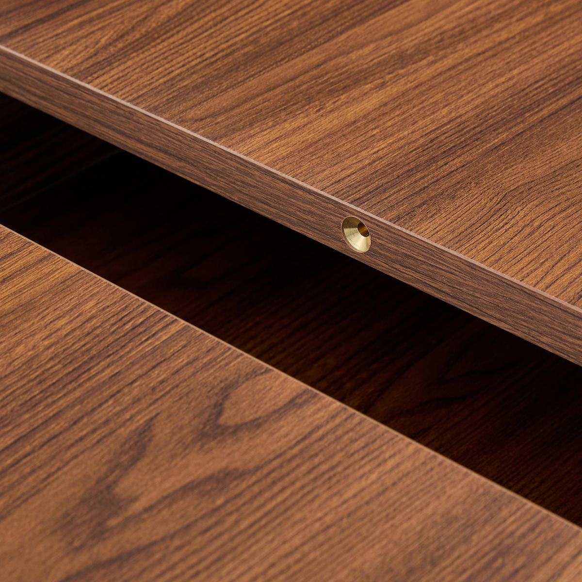 ESSTISCH ausziehbar 130-160 mit Ablagefach DE-40075 Walnuss - Walnussfarben, Holzwerkstoff (80/160/75.5cm) - ComfortXL