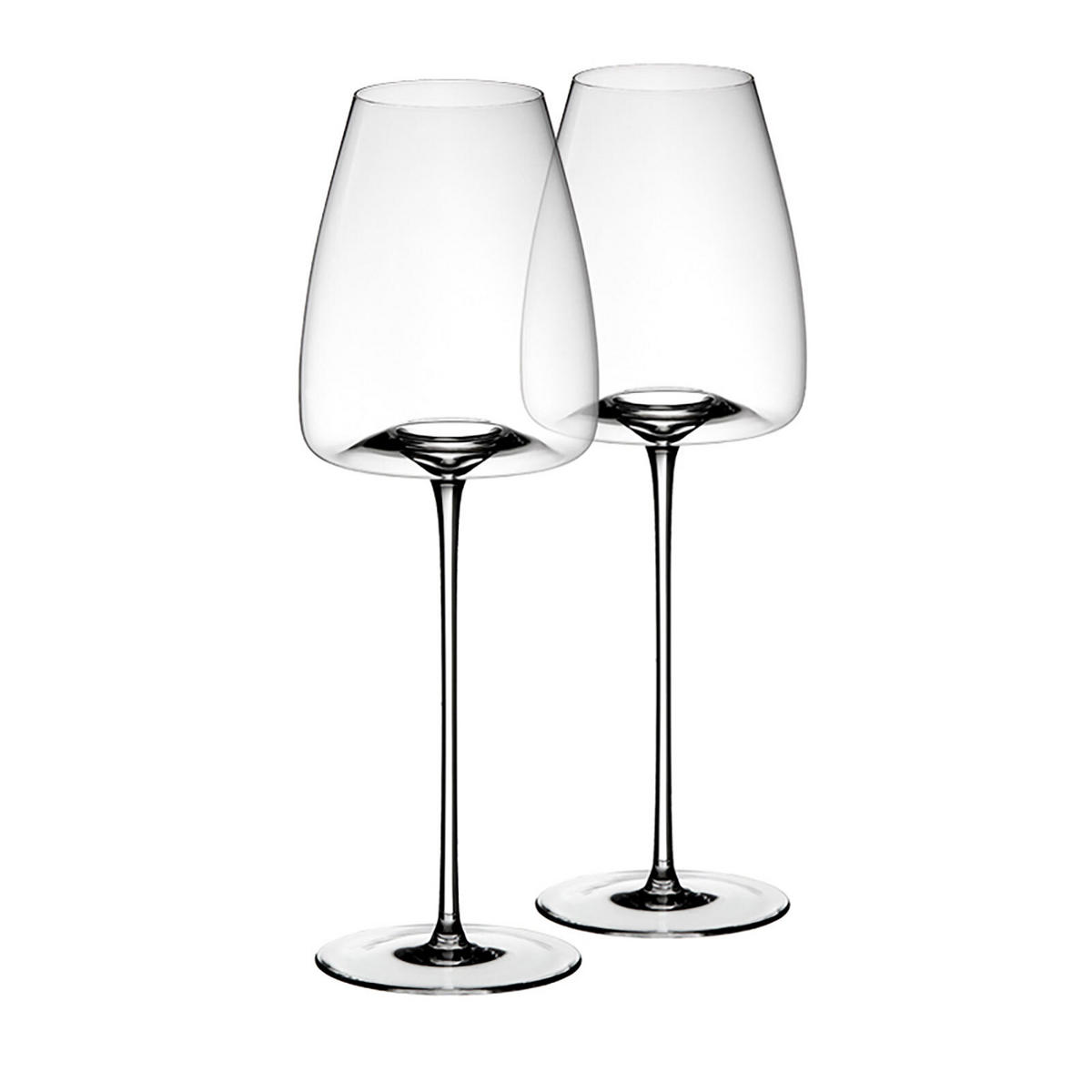 WEINGLÄSER + DECKEL Vision Straight transparent 540 ml 2er Set - Transparent, Glas (0.54L) - Zieher