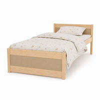 KINDERBETT Luna 200x90 mit Lattenrost - Naturfarben, Holzwerkstoff (90/200cm) - LUKDOM
