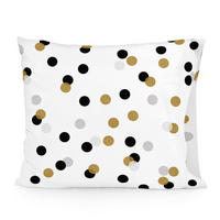 KISSENBEZUG golden dots 60x70 cm mehrfarbig - Multicolor, Textil (60/70cm) - Happy Friday
