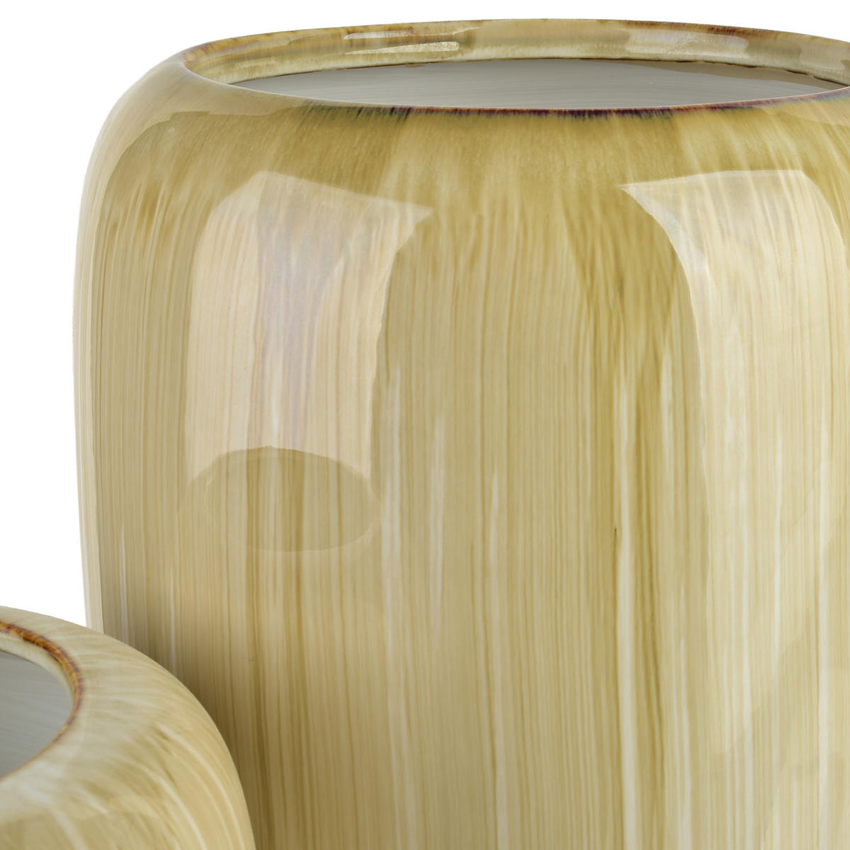 MANON Keramikvase, beige, 52 cm - Beige, Keramik (52cm) - Mondex