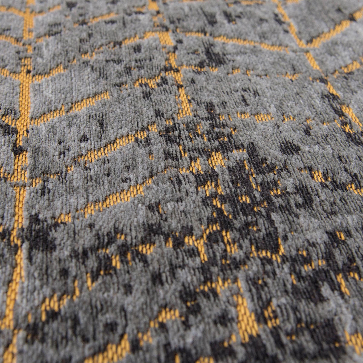 TEPPICH Broadway Glitter Mad Men 170/240 cm - Schwarz, Textil (170/240cm) - Louis De Poortere