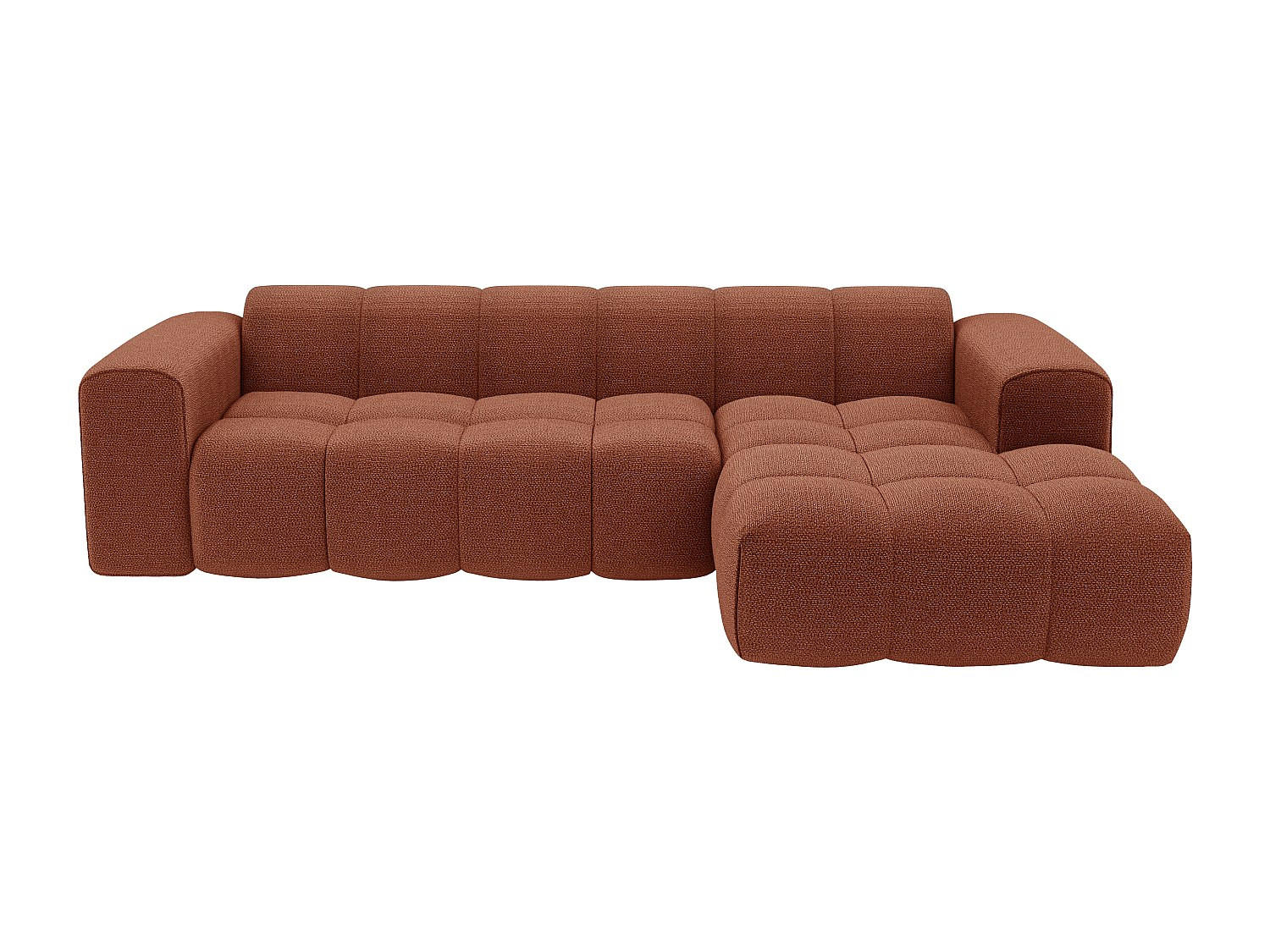 Vente-Unique Sofa Terracotta 284x69.5x163 cm