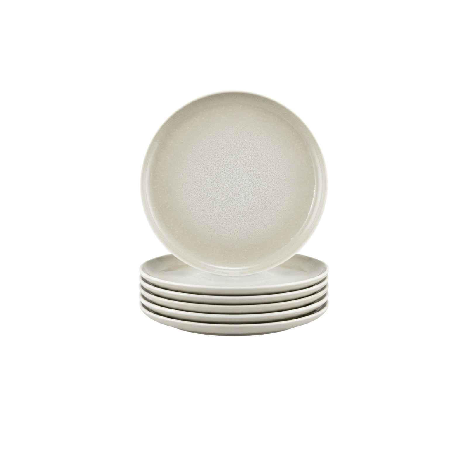 BROTTELLER Sento Home Aura cream ø 16,3 cm 6er Set - Creme, Keramik (16.3cm) - Seltmann Weiden