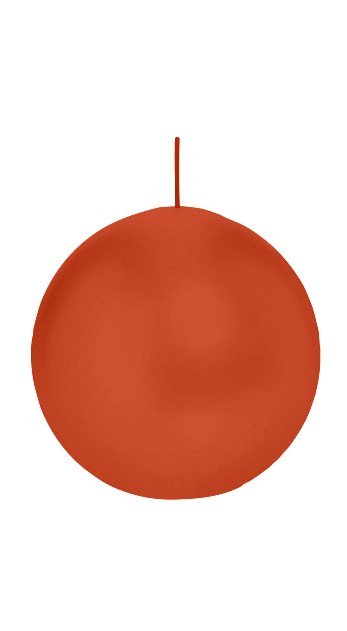 KUGELKERZEN Dukat Ø 100 mm, 6 Stück - Terracotta, Paraffin (10/10/10cm) - Wiedemann Kerzen