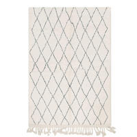 BERBERTEPPICH aus Marokko aus reiner Wolle 150x 250 cm - Beige, Naturmaterialien (150/250cm) - AFK Living