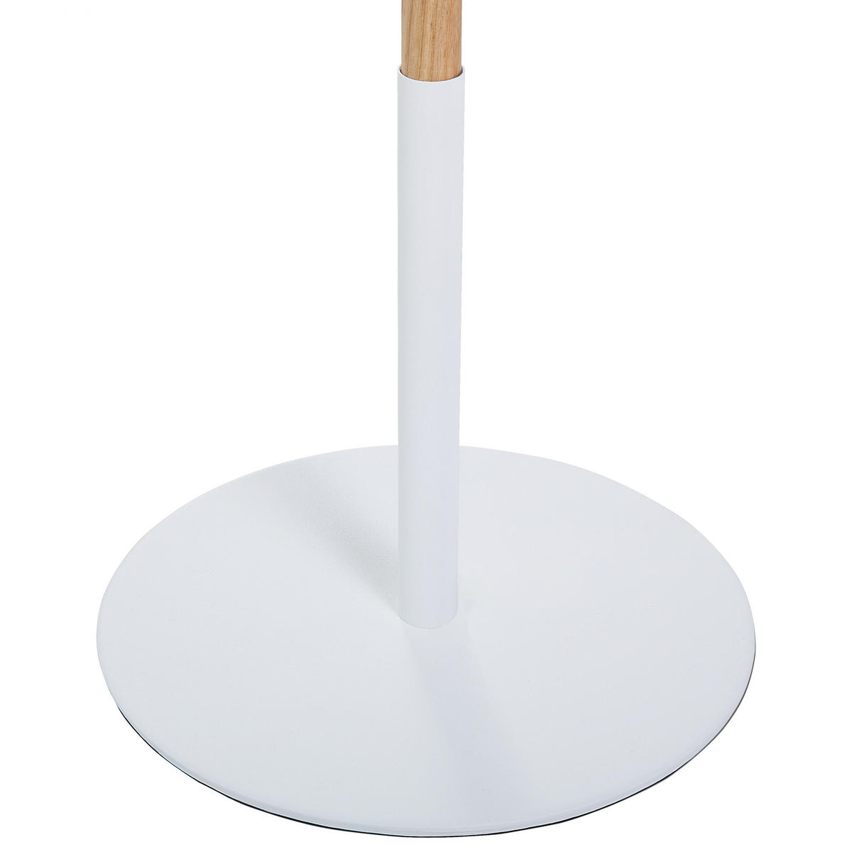 STEHLAMPE Owens 28/28/125 cm - Weiß, Holz (28/28/125cm) - Beliani