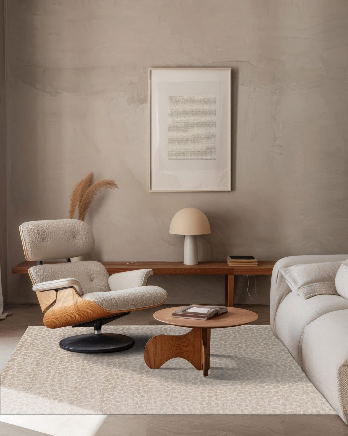 TEPPICH ultrafein mit Skulptureffekt beige - Beige, Textil (200/290cm) - AFK Living