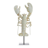 ORNAMENT Hummer Weiß 25/14/56,5 cm - Weiß, Kunststoff (14/56.5/25cm) - Light & Living