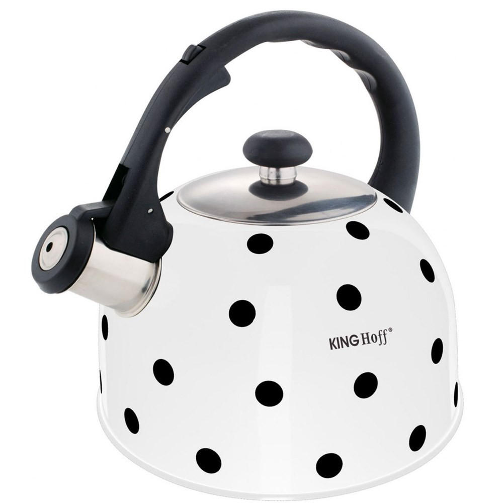 WASSERKESSEL Weiß 24/22/23 cm KH1053 - Weiß, Metall (24cm) - Kinghoff 