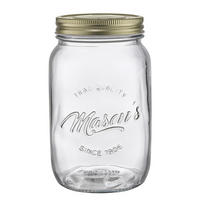 AUFBEWAHRUNGSGLAS Mason's - Transparent, Glas/Metall (10/17/10cm) - Butlers
