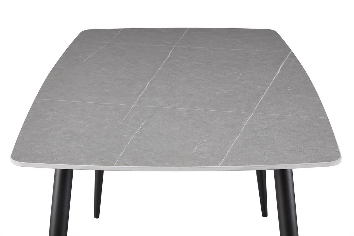 ESSTISCH MILANO - Schieferfarben/Anthrazit, Keramik (80/140/75cm) - SAM