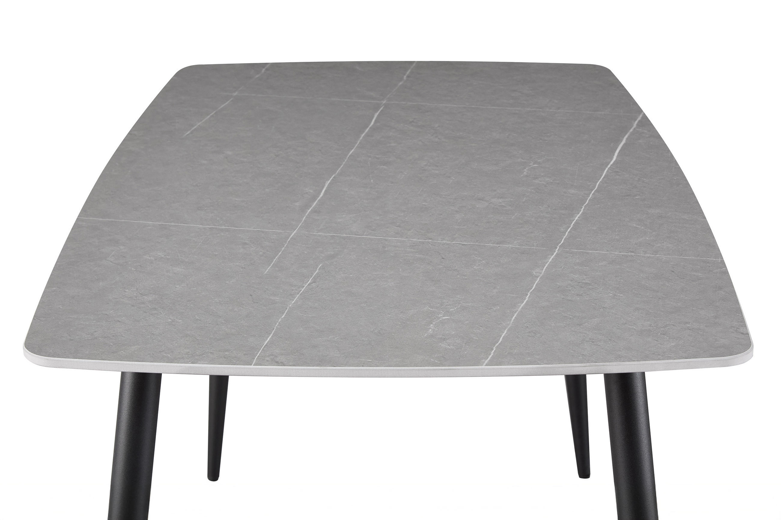 Thumbnail - SAM Esstisch, Anthrazit, Alu, Graphit, Grau, Graubraun, Schiefer, Titan, Keramik, Quadratisch, 140x75x80 cm, Esszimmer, ...