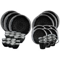 KOMPLETTSERVICE Moon - 30er-Set -Tintenfarben - Schwarz, Keramik (1/1/1cm) - Björn