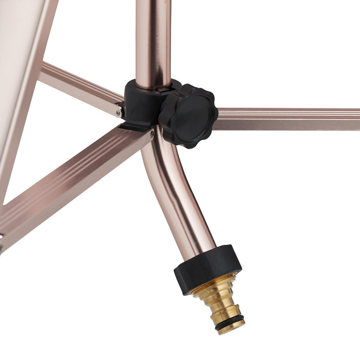 SPRINKLER - Silberfarben, Metall (94/90/82cm) - Relaxdays