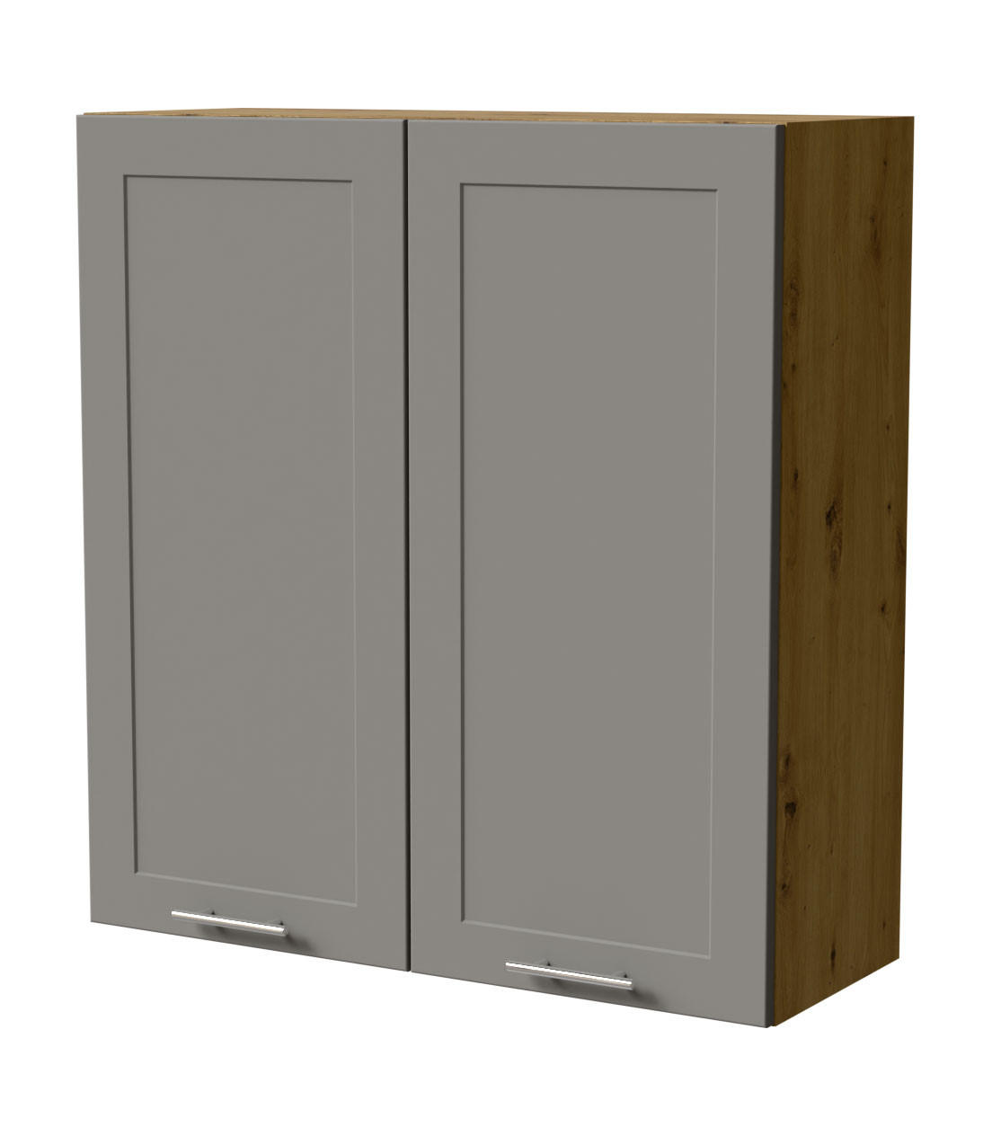 HÄNGESCHRANK Oslo W4/90 Eiche Artisan / Dust Grey Matt 90 / 32,5 / 96cm - Eiche Artisan/Grau, Holz/Holzwerkstoff (90/96/32.5cm) - Feldmann-Wohnen