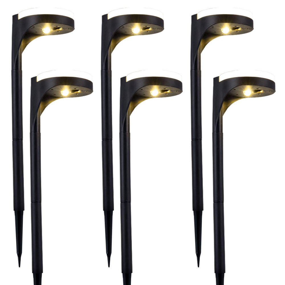 LED AUSSENLEUCHTE Solar Schwarz - Schwarz, Kunststoff (11/11/45cm)