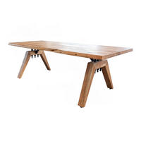 ESSTISCH MIT BAUMKANTE WOODY Braun Akazie - Schwarz/Braun, Akazienholz/Holz (240/100/78cm) - KAWOLA