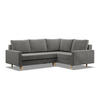 ECKSOFA Blank rechts hellgrau - Hellgrau, Textil (223/172cm) - SIMKAM Furniture