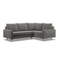 ECKSOFA Blank rechts hellgrau - Hellgrau, Textil (223/172cm) - SIMKAM Furniture