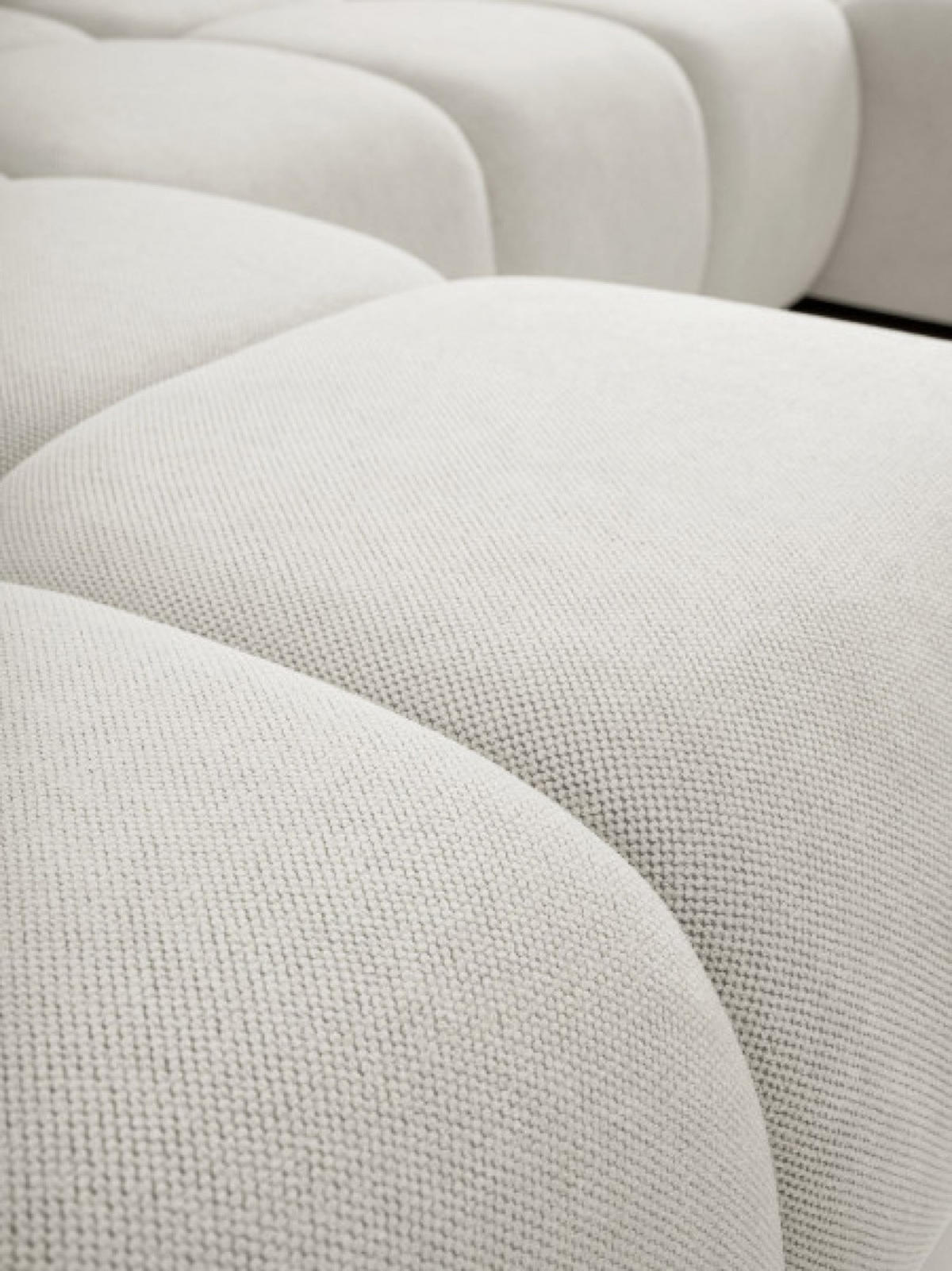 ECKSOFA Ecru SOHI Mit Schlaffunktion - Ecru, Textil (359/177cm) - Sepro Meble