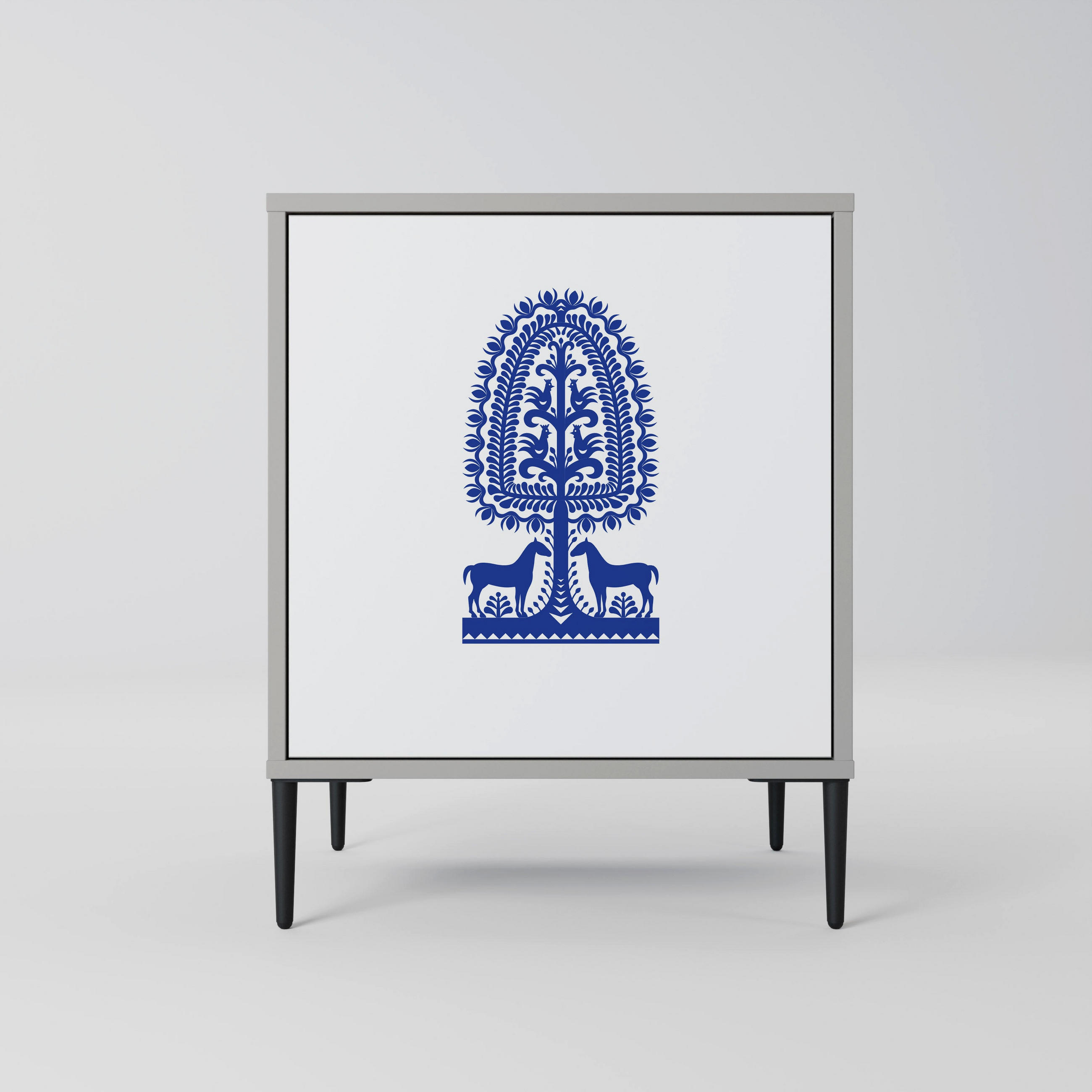 SpaceRebels Sideboard Grau 57.5x72.5x42 cm