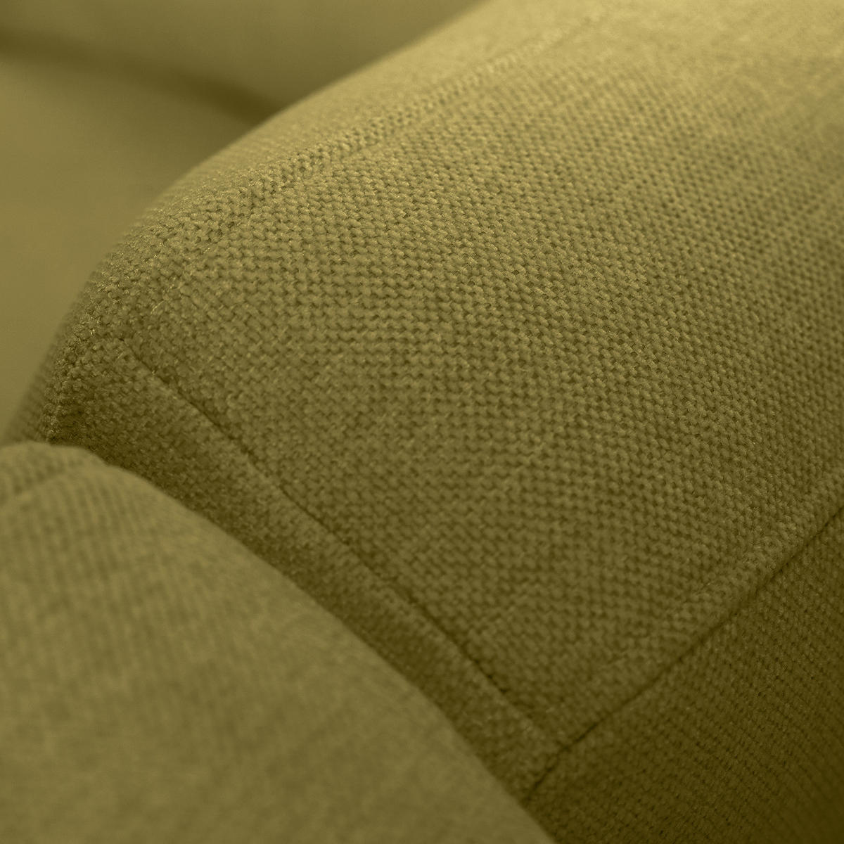 WOHNLANDSCHAFT mit Longchair - Eichefarben/Olivgrün, Eichenholz/Textil (371/81/219cm) - home24