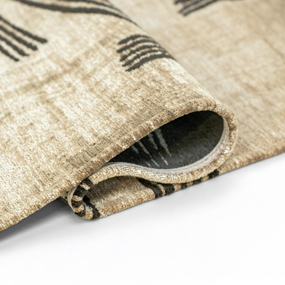 PREPROGA Kanji Slate 80/150 cm - bež, umetna masa/tekstil (80/150cm) - Louis De Poortere