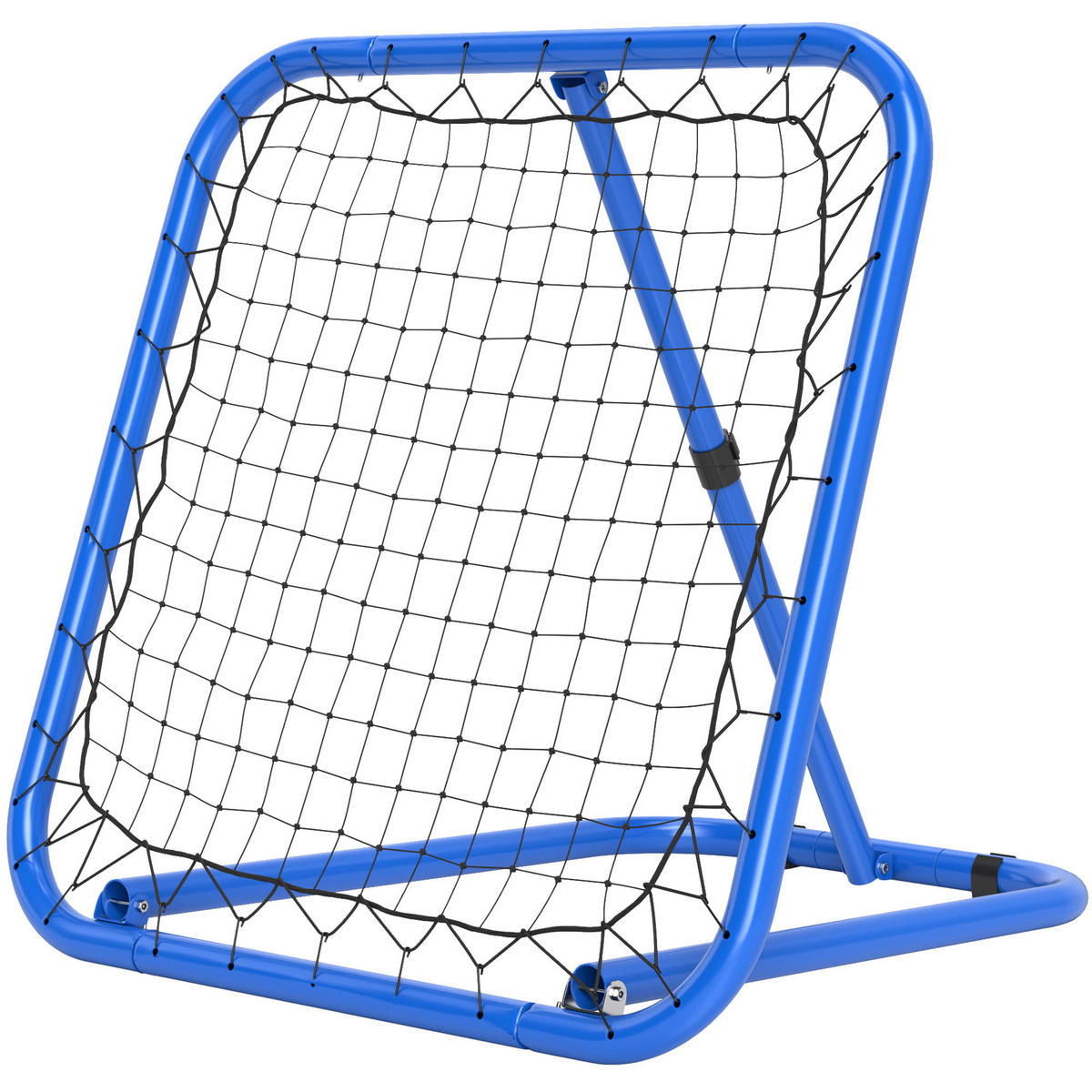 REBOUNDER für Fussball DE-10452 5-fach verstellbar, klappbar Blau - Blau, Metall (84/78cm) - ComfortXL