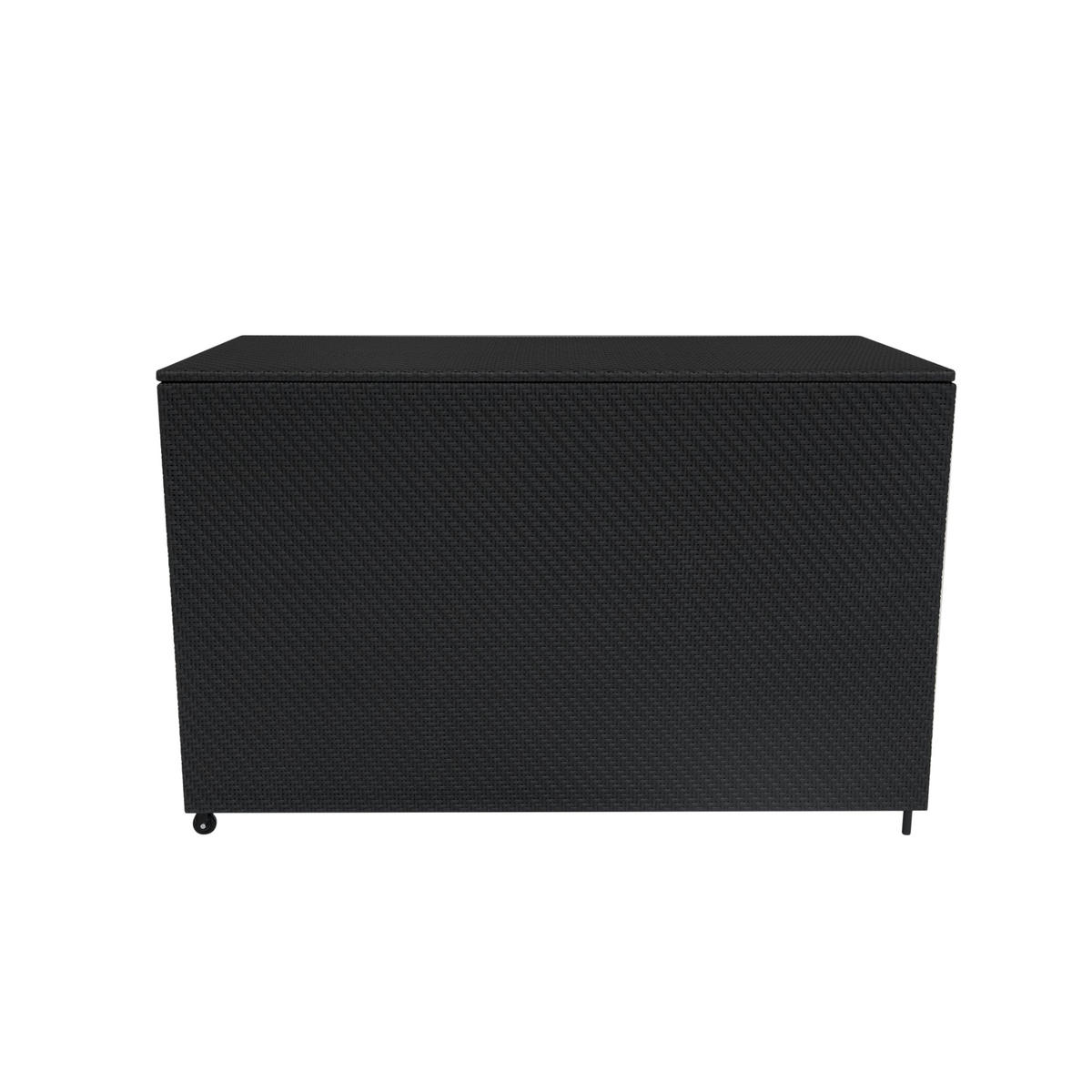 KISSENBOX Serafina Rattan 996L - Schwarz - Schwarz, Kunststoff (155/98/80cm) - Jardi