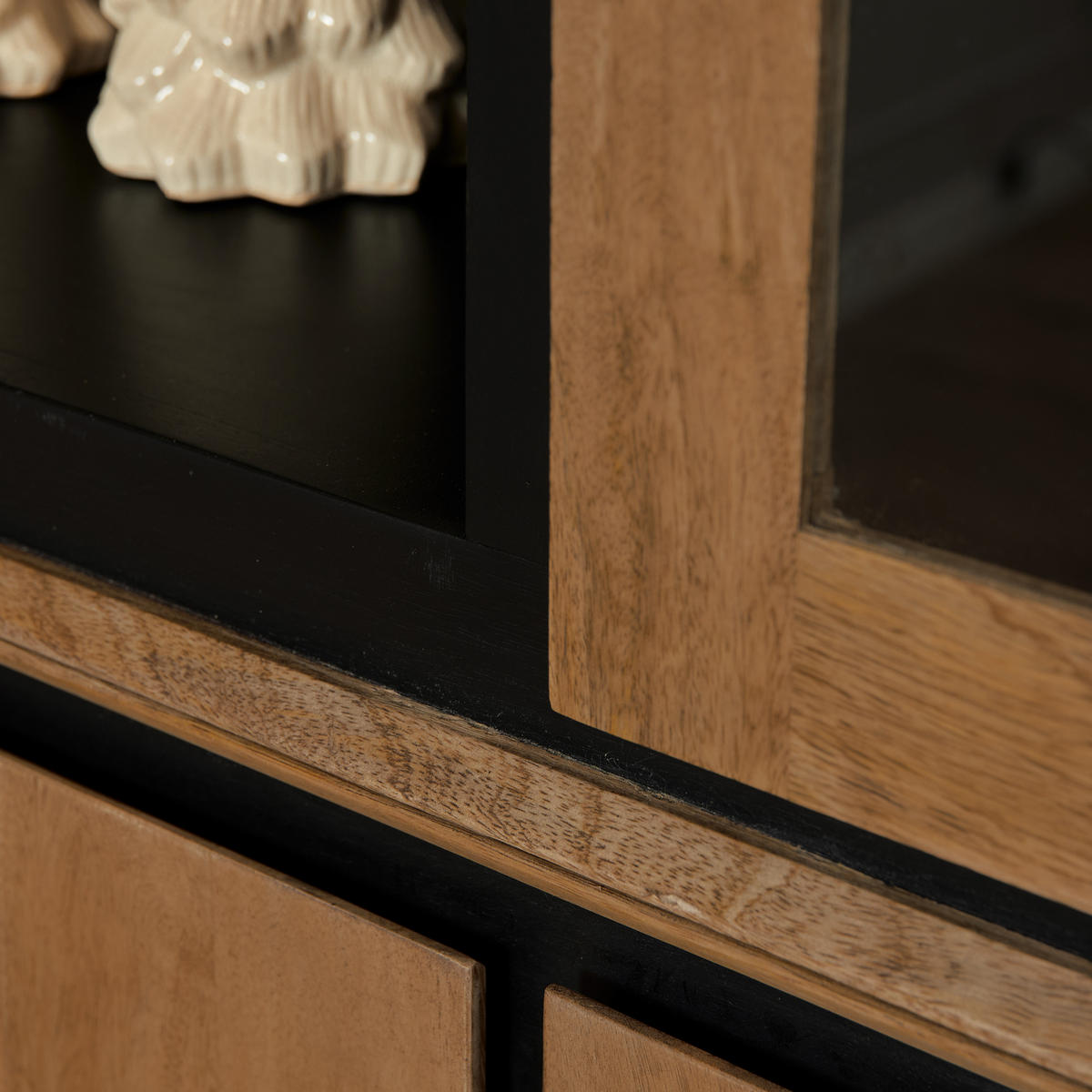 VITRINE RichWood Braun 45/160/200 cm - Braun, Holz (160/200/45cm) - Starfurn