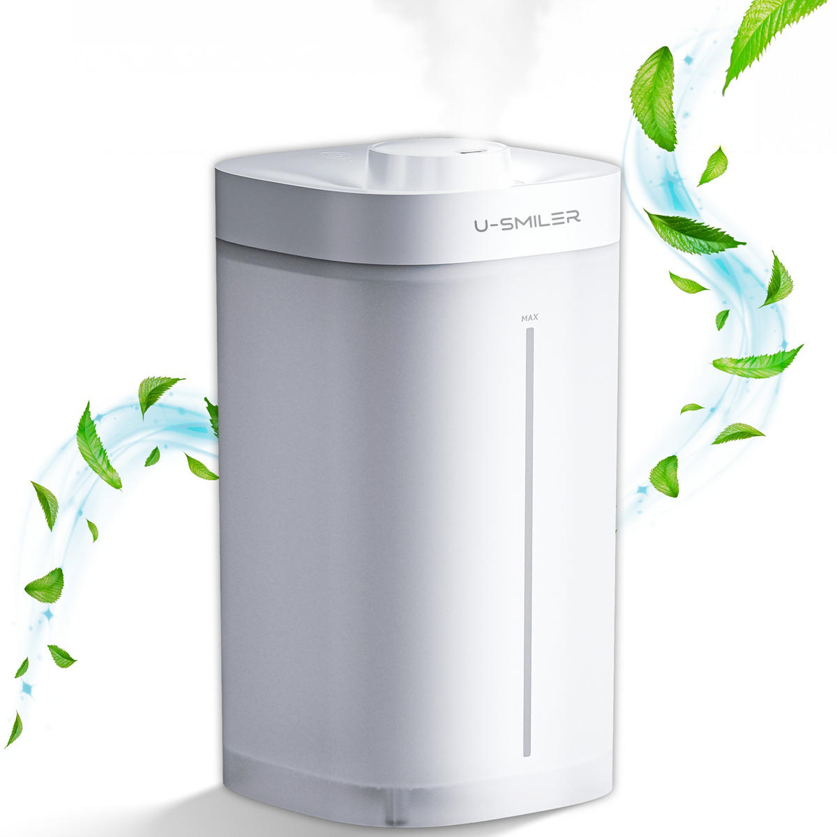 LUFTBEFEUCHTER 3,5L Luftreiniger und Raumbefeuchter - Weiß, Kunststoff (15/27.7/15cm)