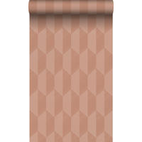 TAPETE 3D Muster 50 x 900 cm - Terracotta, Papier (50/900cm) - Origin Wallcoverings