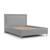 POLSTERBETT Vega 140/200 cm Grau im Riva Stoff - Naturfarben/Grau, Holz/Holzwerkstoff (140/200cm) - AltaBeds