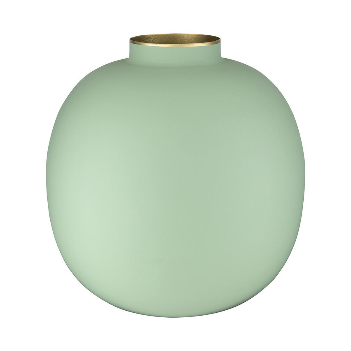 VASE Metal matt bright grün 23 cm - Grün, Metall (23cm) - Pip Studio