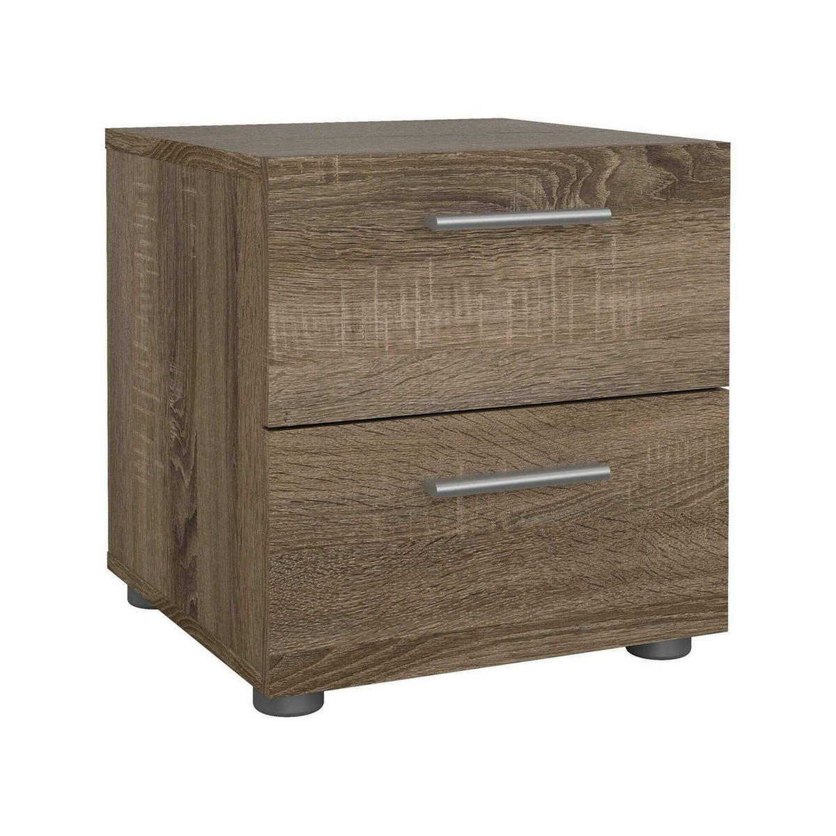 NACHTTISCH Eiche 40/40.25/42.3 cm - Braun, Holzwerkstoff (40.25/42.3/40cm) - DMORA