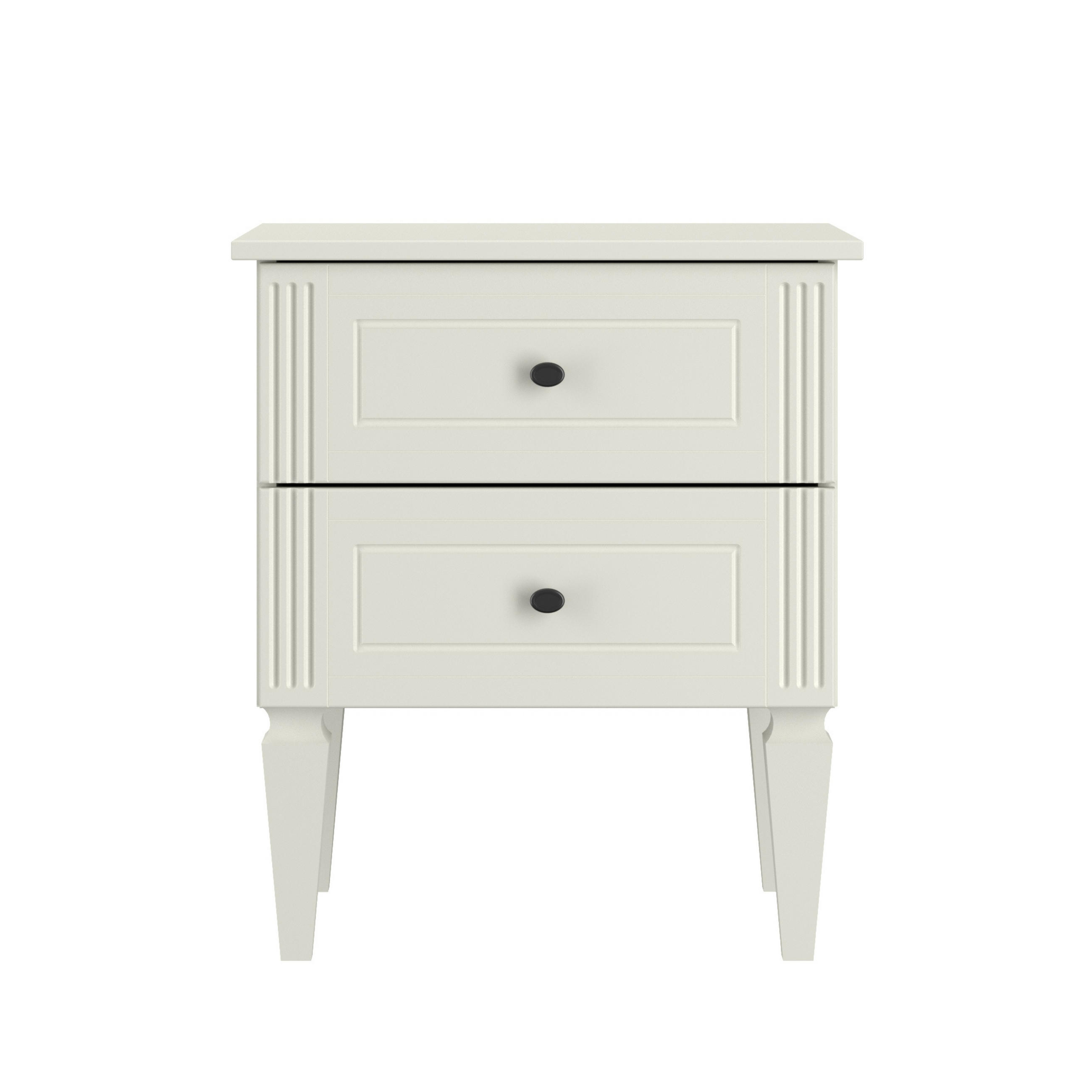 NACHTTISCH Ines - Weiß, Holzwerkstoff (51/59/40cm) - RAUMHIRSCH FURNITURE