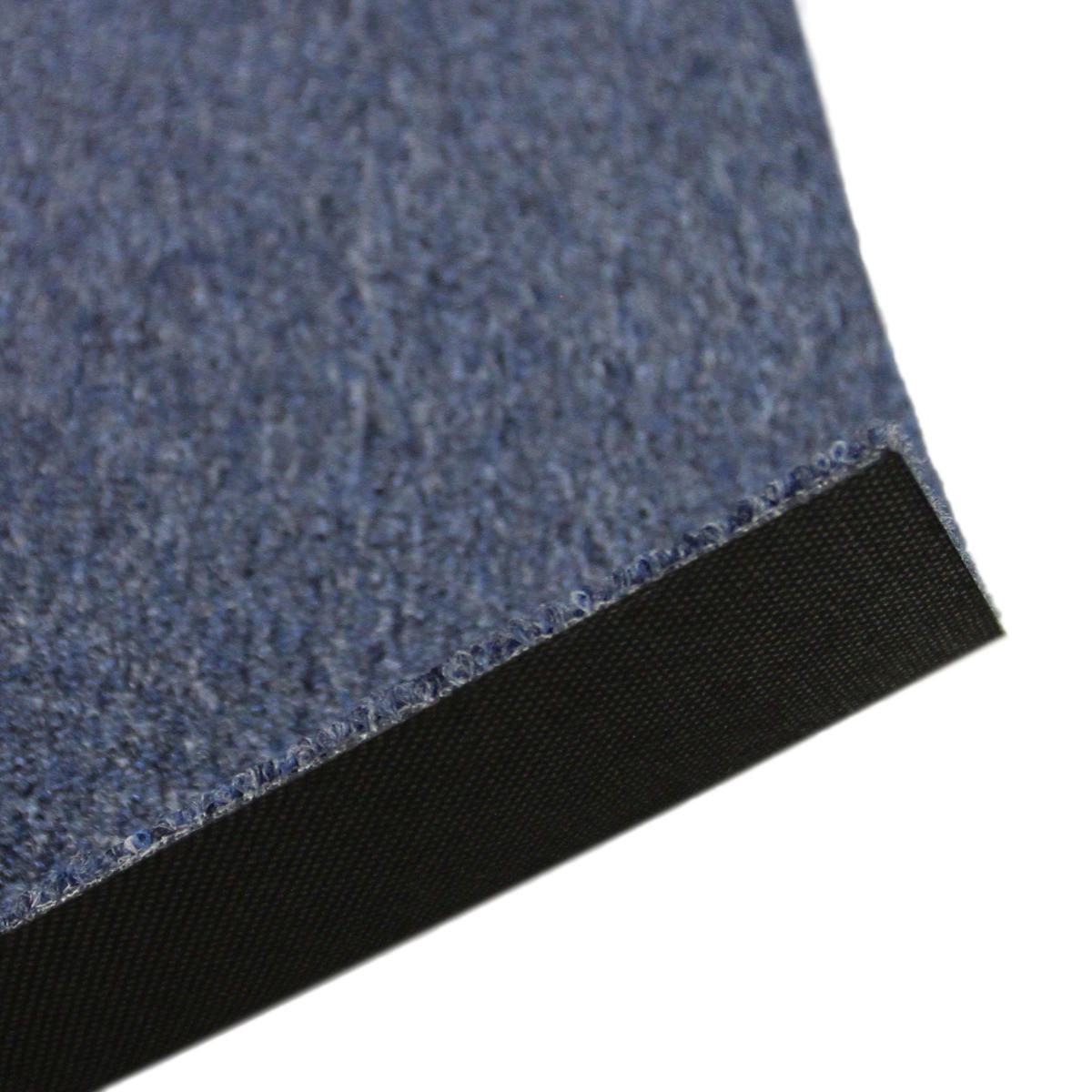 TEPPICHFLIESEN 50 x 50cm Kohle-Schwarz & Sturmblau 10m² - Blau/Dunkelgrau, Textil (50/50/1cm) - Monstershop