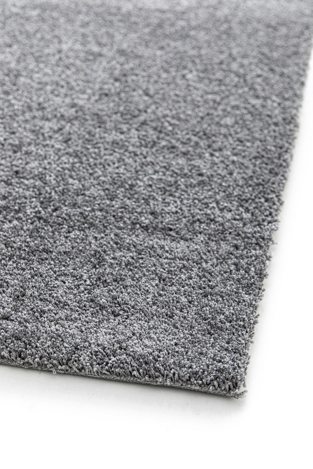 TEPPICH, Einfarbiger, maschinenwaschbarer Anthrazitgrau - Grau, Textil (80/150cm) - AFK Living