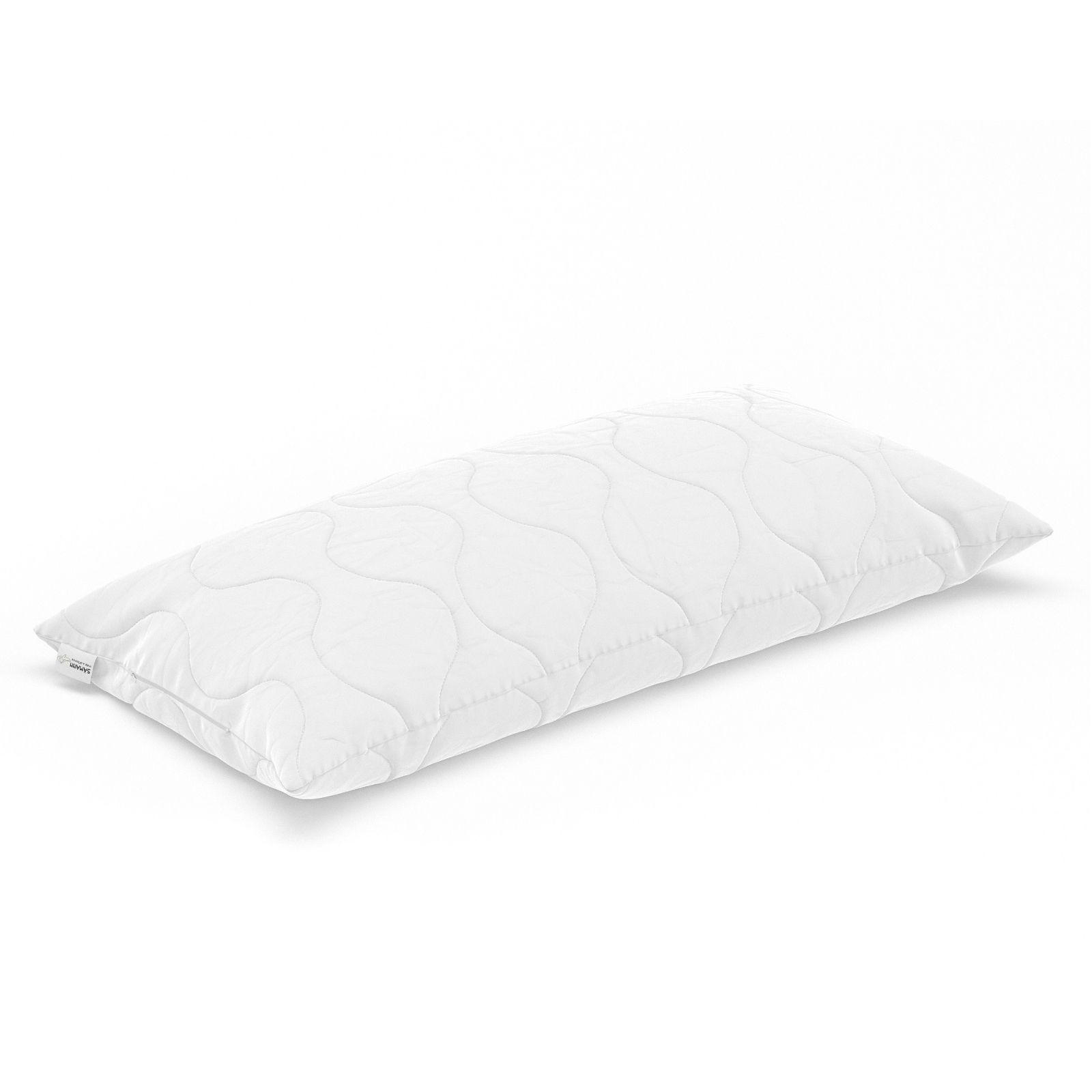 KOPFKISSEN 40x80 cm mit individuell anpassbarer Füllung - Weiß, Textil (80/40cm) - Sämann – make a difference.