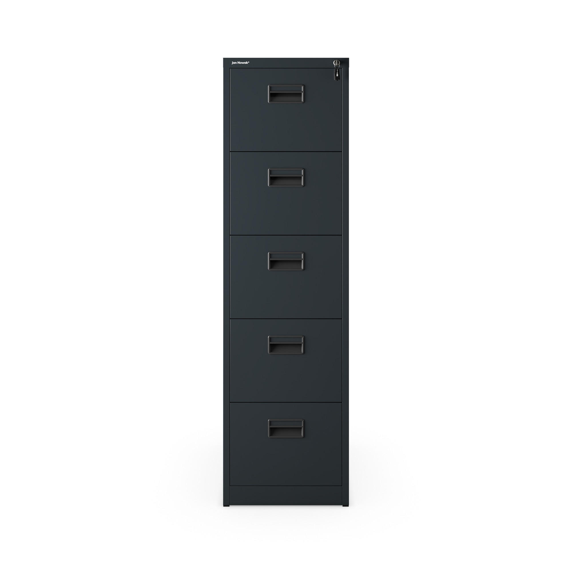 AKTENSCHRANK aus Metall SARA V5 460 x 1625,5 x 600 mm - Anthrazit, Metall (46/163/60cm) - Jan Nowak