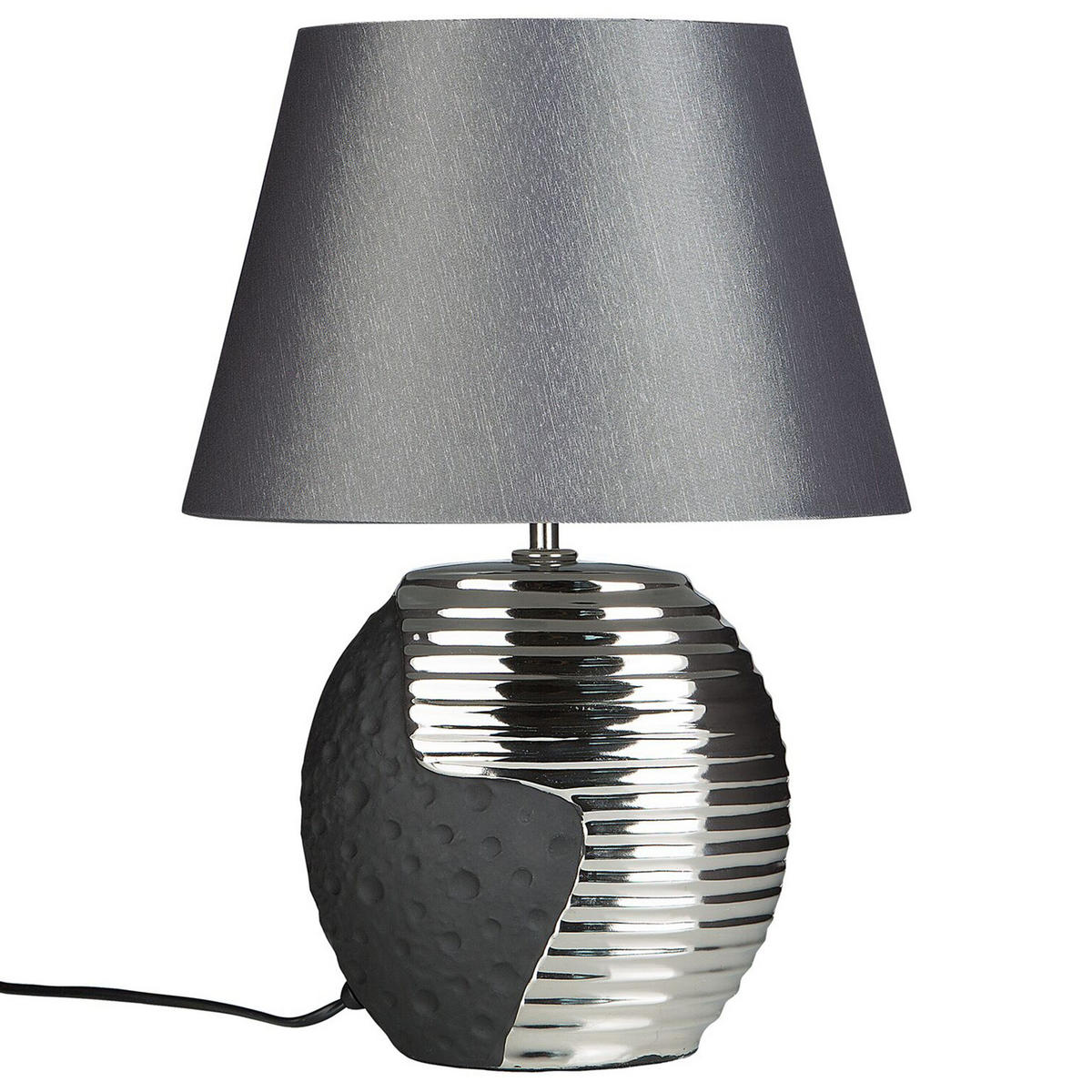 TISCHLAMPE Esla 30/30/41 cm - Schwarz, Keramik (30/30/41cm) - Beliani