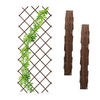 3XRANKGITTER - Braun, Holz (46/270/1cm) - Relaxdays