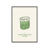 POSTER mit Rahmen Affordable Art Prints - Chilled Green Elixir - Schwarz/Grün, Holz/Papier (70/100cm) - Poster&Frame